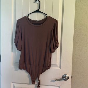 Brown Body Suit